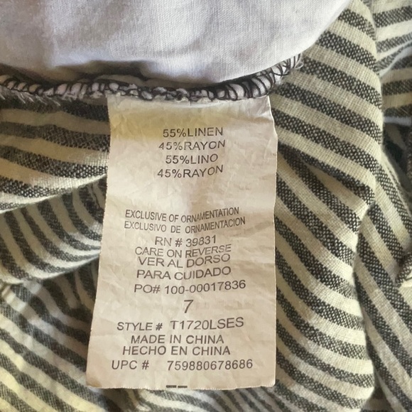 Jolt linen- rayon pants M - Picture 6 of 7